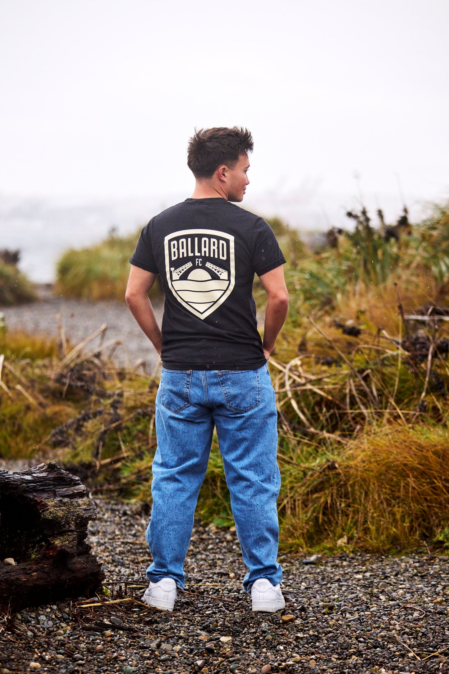 Ballard FC Wordmark Black T-shirt