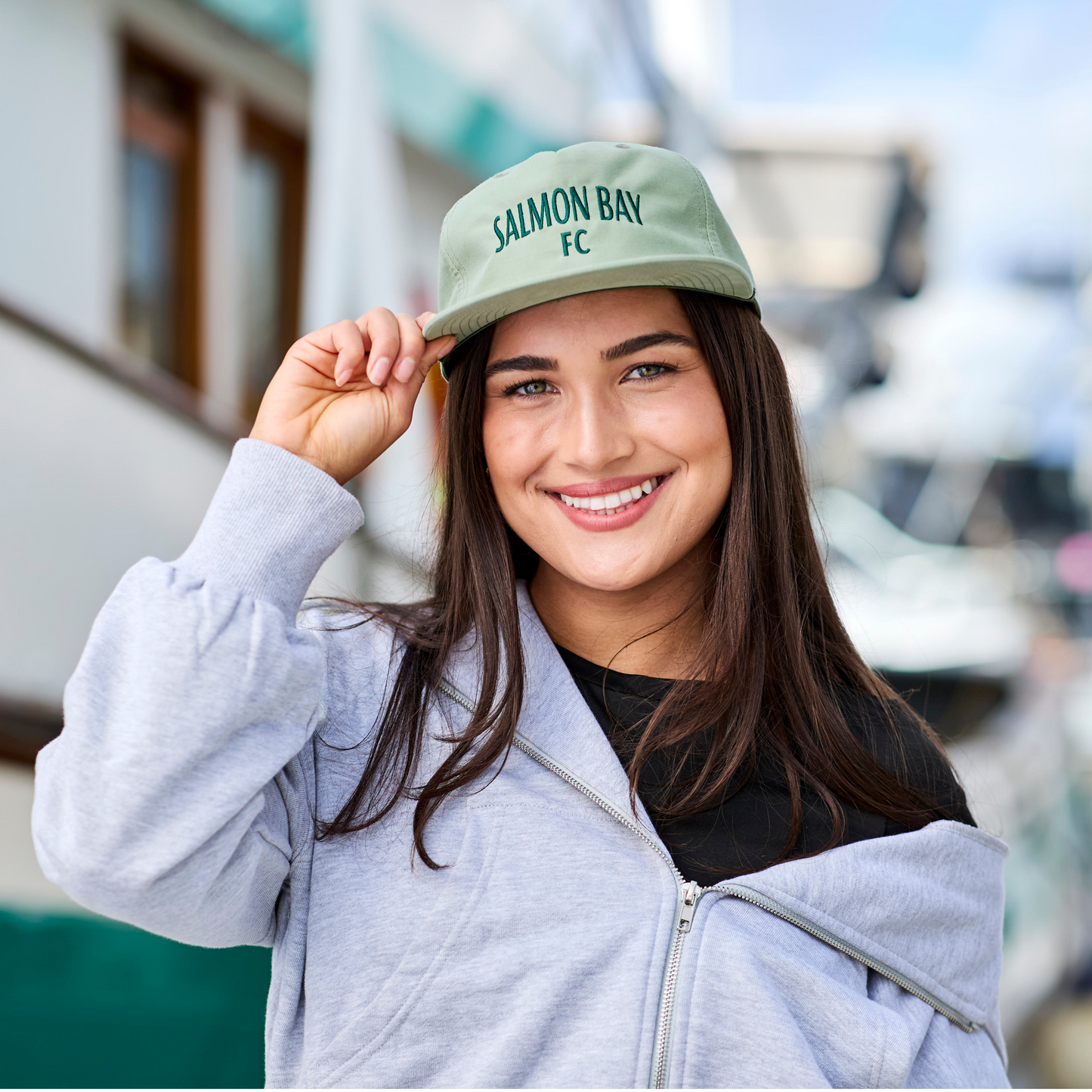 Salmon Bay FC Wordmark Green Hat
